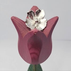 Sterling Silver Floral Pin